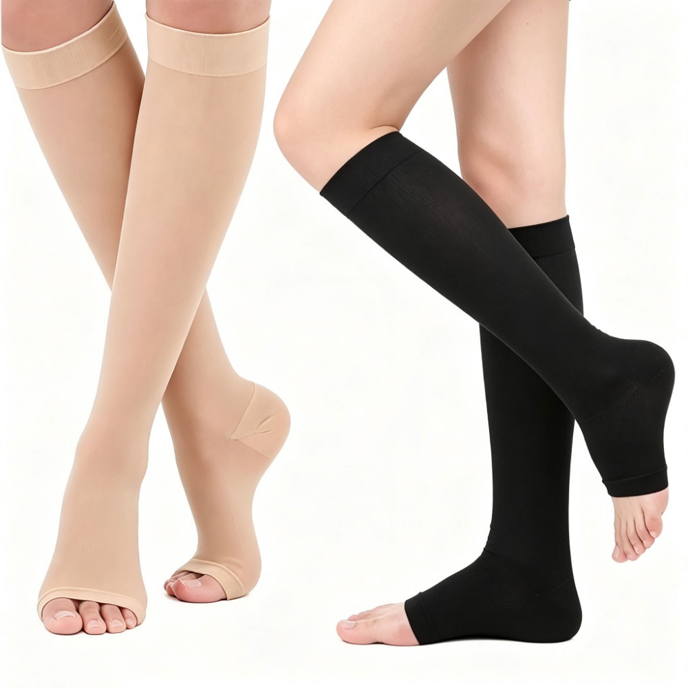 Compression Sock Medical - Calze a Compressione Senza Punta, Supporto