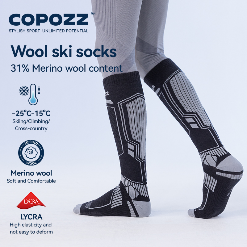 COPOZZ Nuovi calzini da sci in - Thermal Sock Winter recensione e prezzo